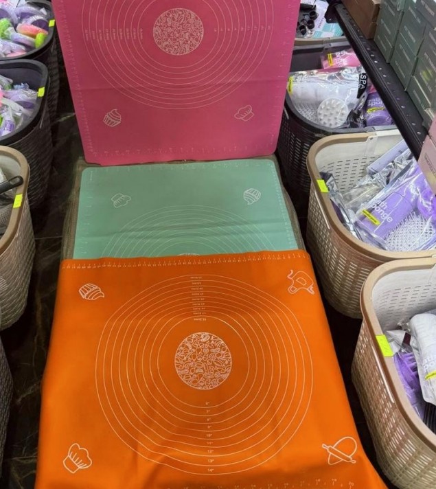 Tapis de Pâtisserie en silicone épais et antiadhésif